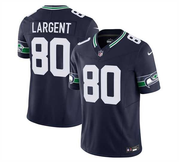 Men & Women & Youth Seattle Seahawks #80 Steve Largent 2023 F.U.S.E. Navy Limited Jersey->tennessee titans->NFL Jersey